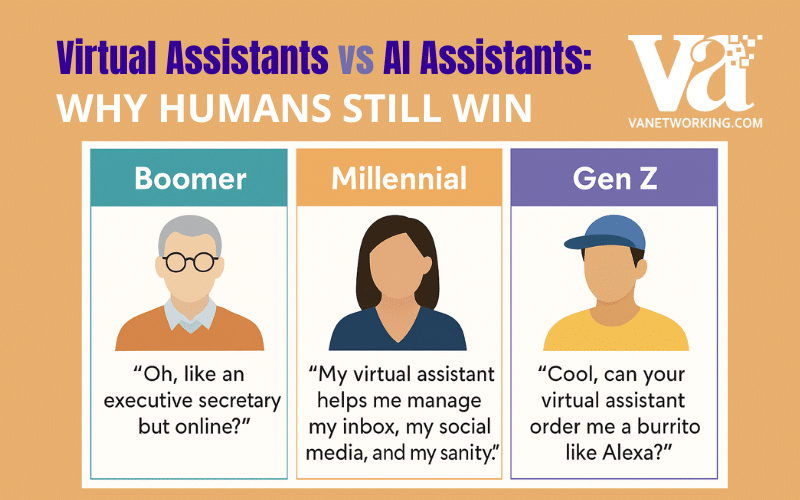 Virtual Assistants vs AI Assistants: Why Humans Still Win
